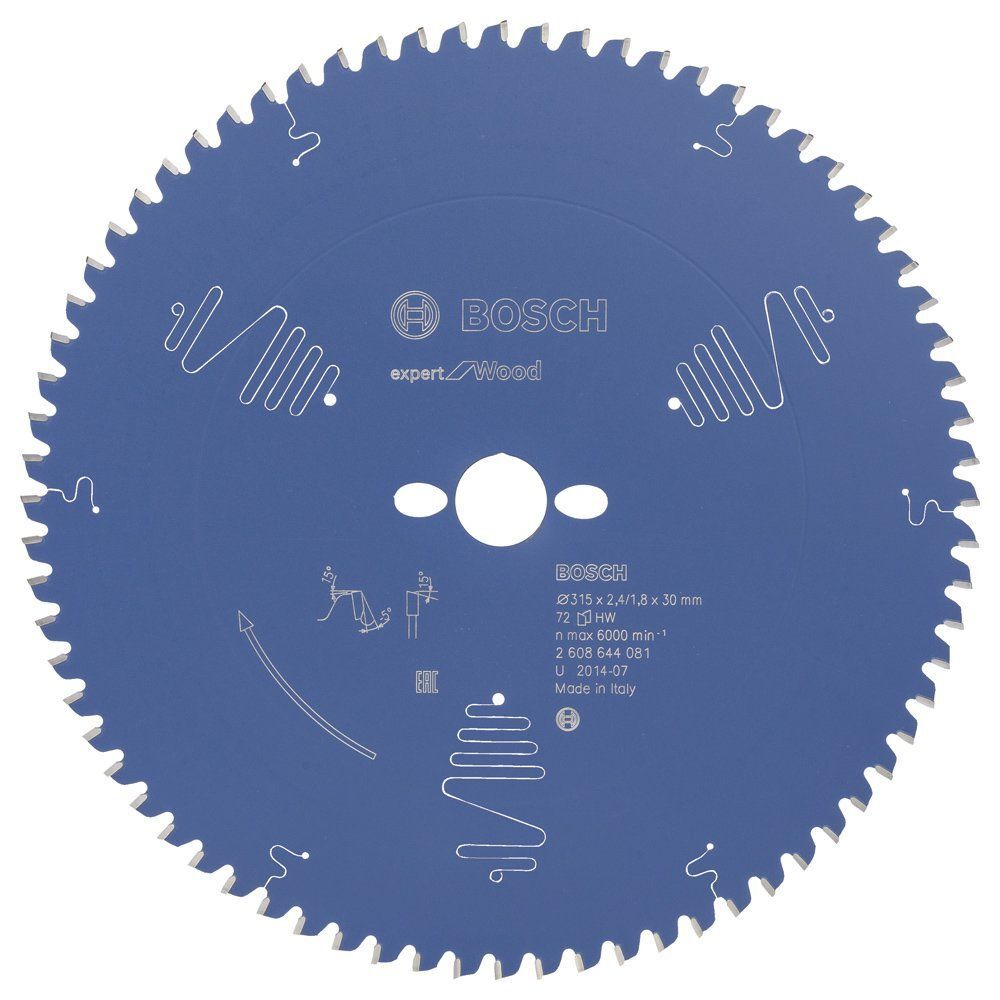 Bosch - Expert Serisi Ahşap için Daire Testere Bıçağı 315*30 mm 72 Diş