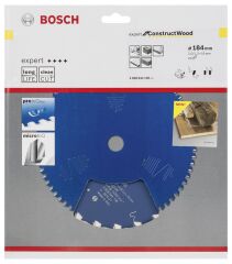 Bosch - Expert Serisi İnşaat Ahşabı için Daire Testere Bıçağı 184*16 mm 24 Diş