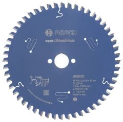 Bosch - Expert Serisi Alüminyum için Daire Testere Bıçağı 165*20 mm 52 Diş