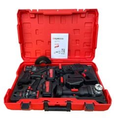 Specco Black Spark Kömürsüz Akülü 4'lü Set (4.0Ah Çift Akü Seti)