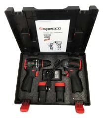 Specco Black Spark Kömürsüz Akülü 2'li Set (2.0Ah Akü Seti)
