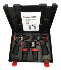 Specco Black Spark Kömürsüz Akülü 2'li Set (2.0Ah Akü Seti)