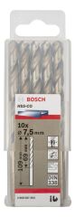 Bosch - HSS-Co Metal Matkap Ucu 7,5*109 mm 10'lu Paket