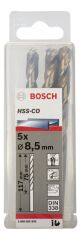 Bosch - HSS-Co Metal Matkap Ucu 8,5*117 mm 5'li Paket