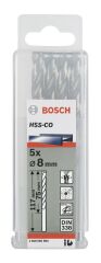 Bosch - HSS-Co Metal Matkap Ucu 8,8*125 mm 5'li Paket