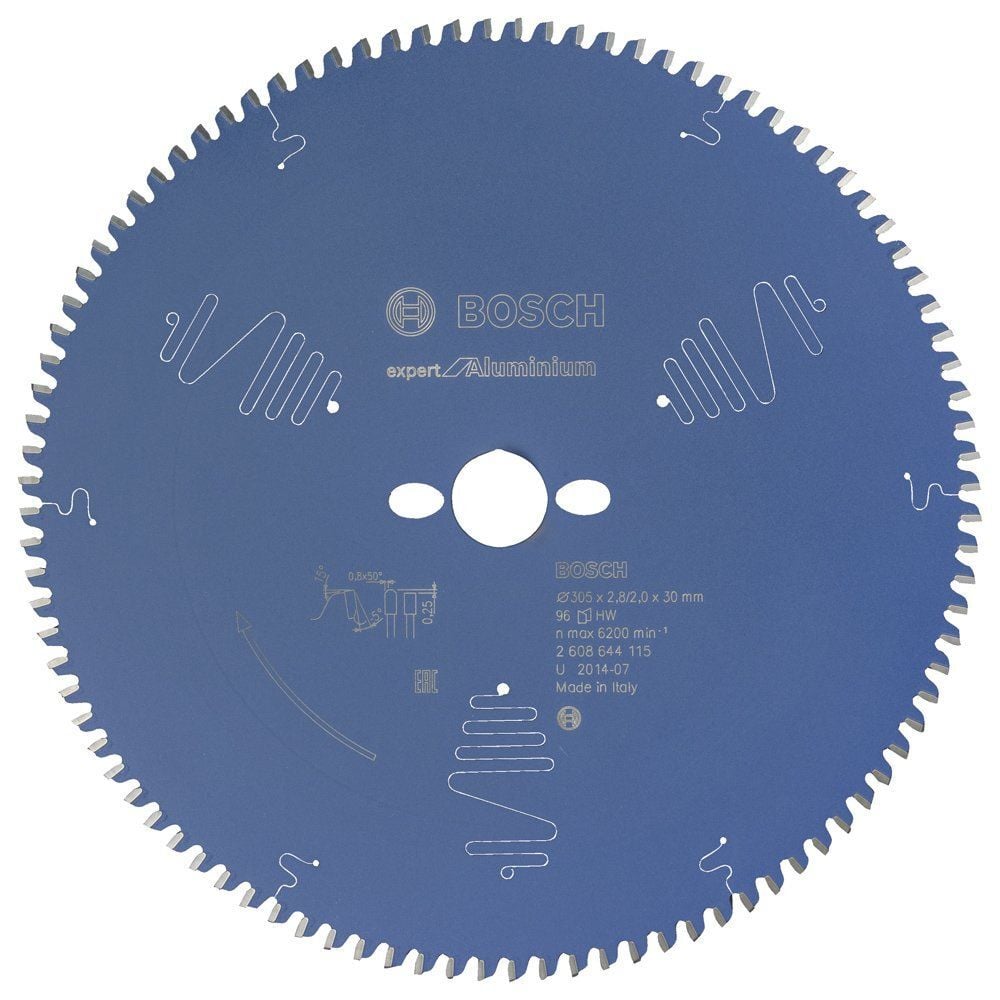 Bosch - Expert Serisi Alüminyum için Daire Testere Bıçağı 305*30 mm 96 Diş
