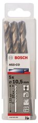 Bosch - HSS-Co Metal Matkap Ucu 10,5*133 mm 5'li Paket